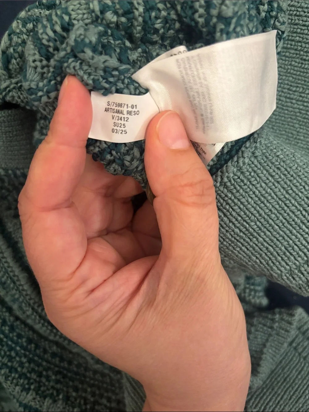 Banana Republic Men’s Artisanal Cotton Resort Shirt Knit Button Down in Green